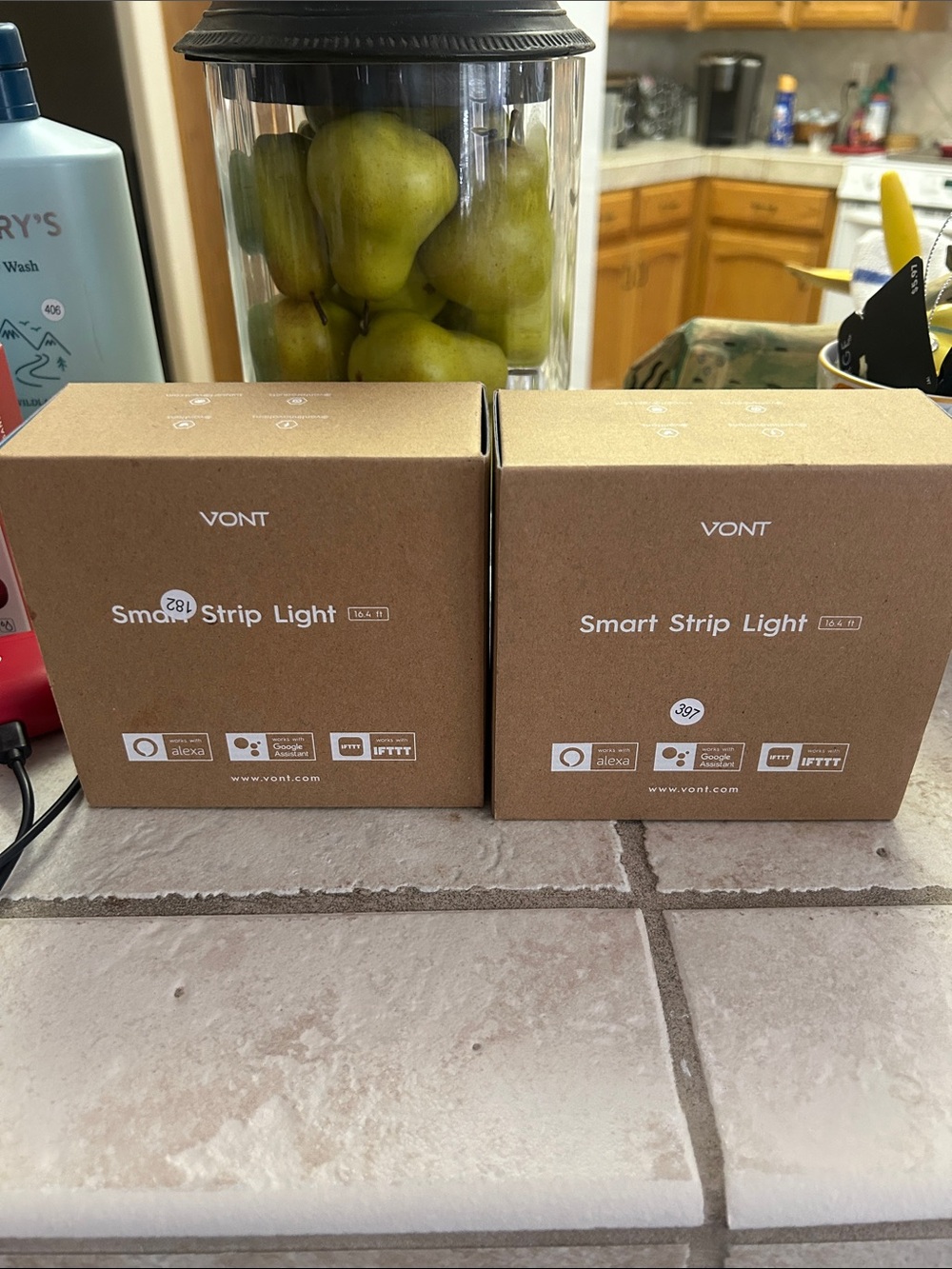 Smart Strip Light (Brown) - Wi‑Fi RGB LED Light Strip 2 Boxes